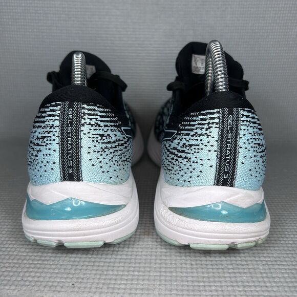 ASICS GEL-STRATUS 3 Knit Women's Sz 11 Running Gym Shoes Athleisure Black Teal - Picture 5 of 11